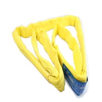 heavy duty 5 ton polyester round lifting sling belt endless webbing sling 2ply